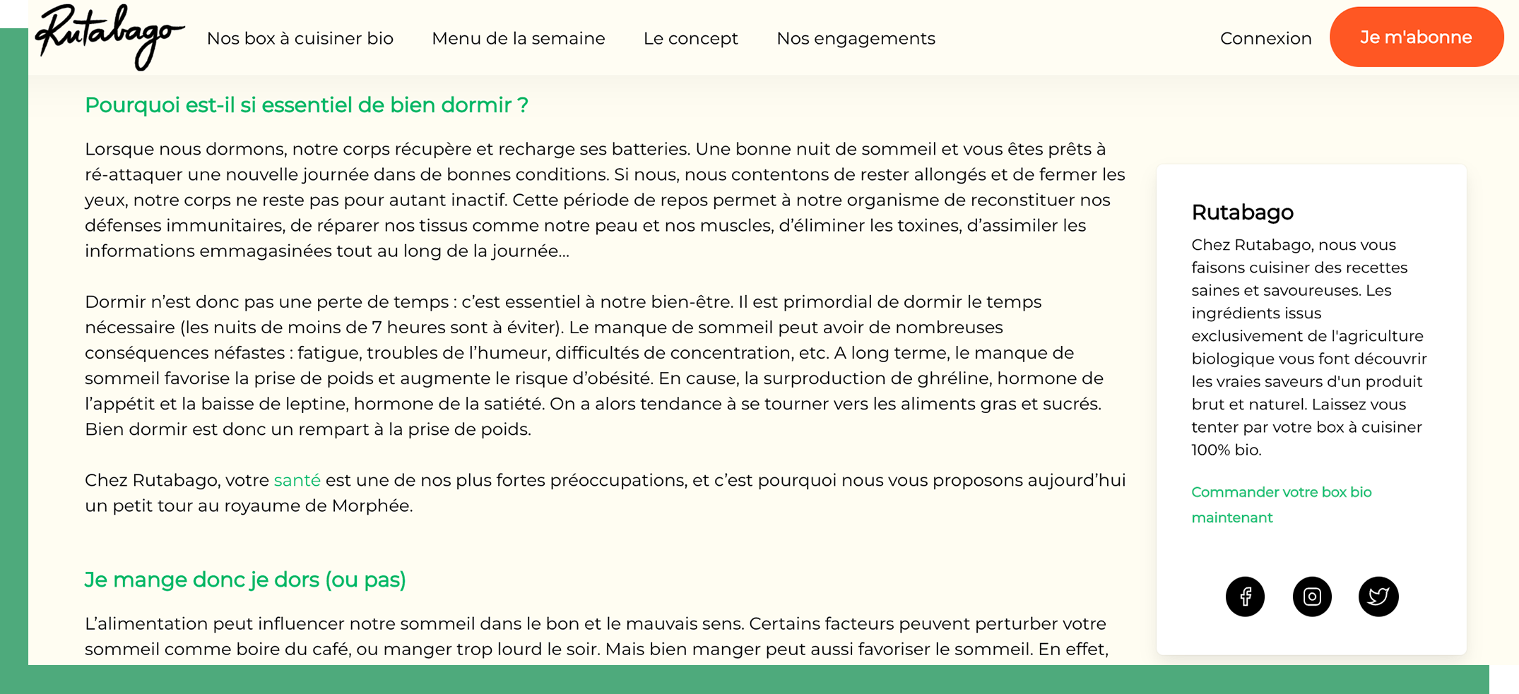 Informations sur les produits